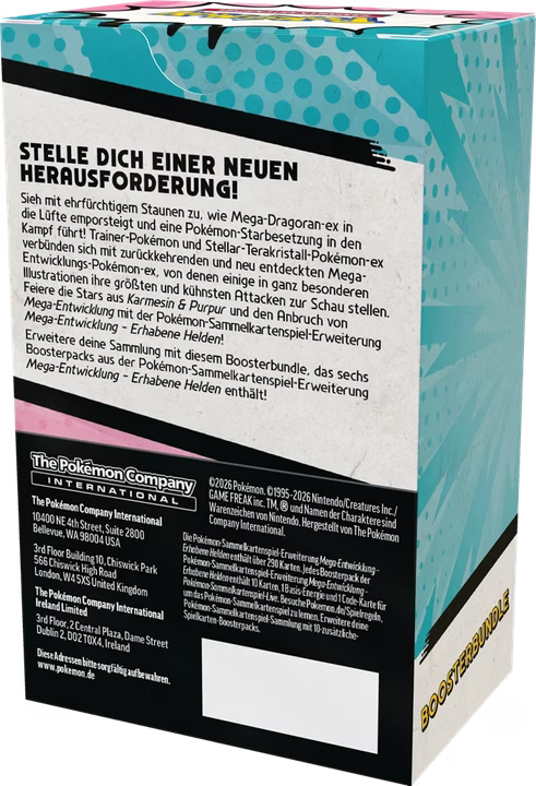 Pokémon Mega Evolution Heroes Booster Bundle (DE)