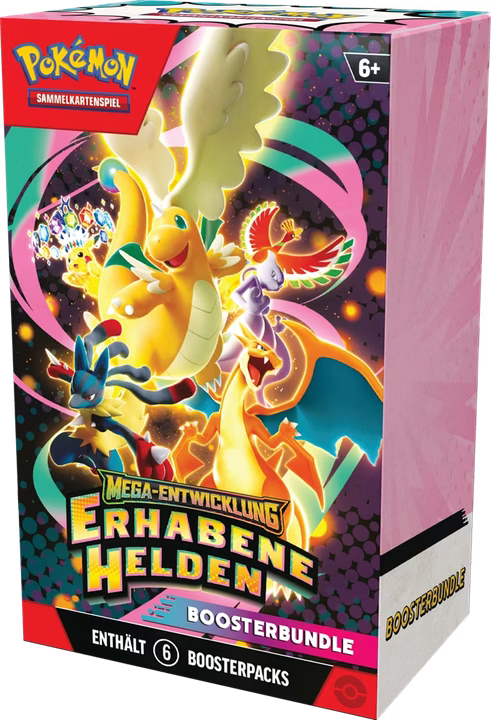 Pokémon Mega Evolution Heroes Booster Bundle (DE)