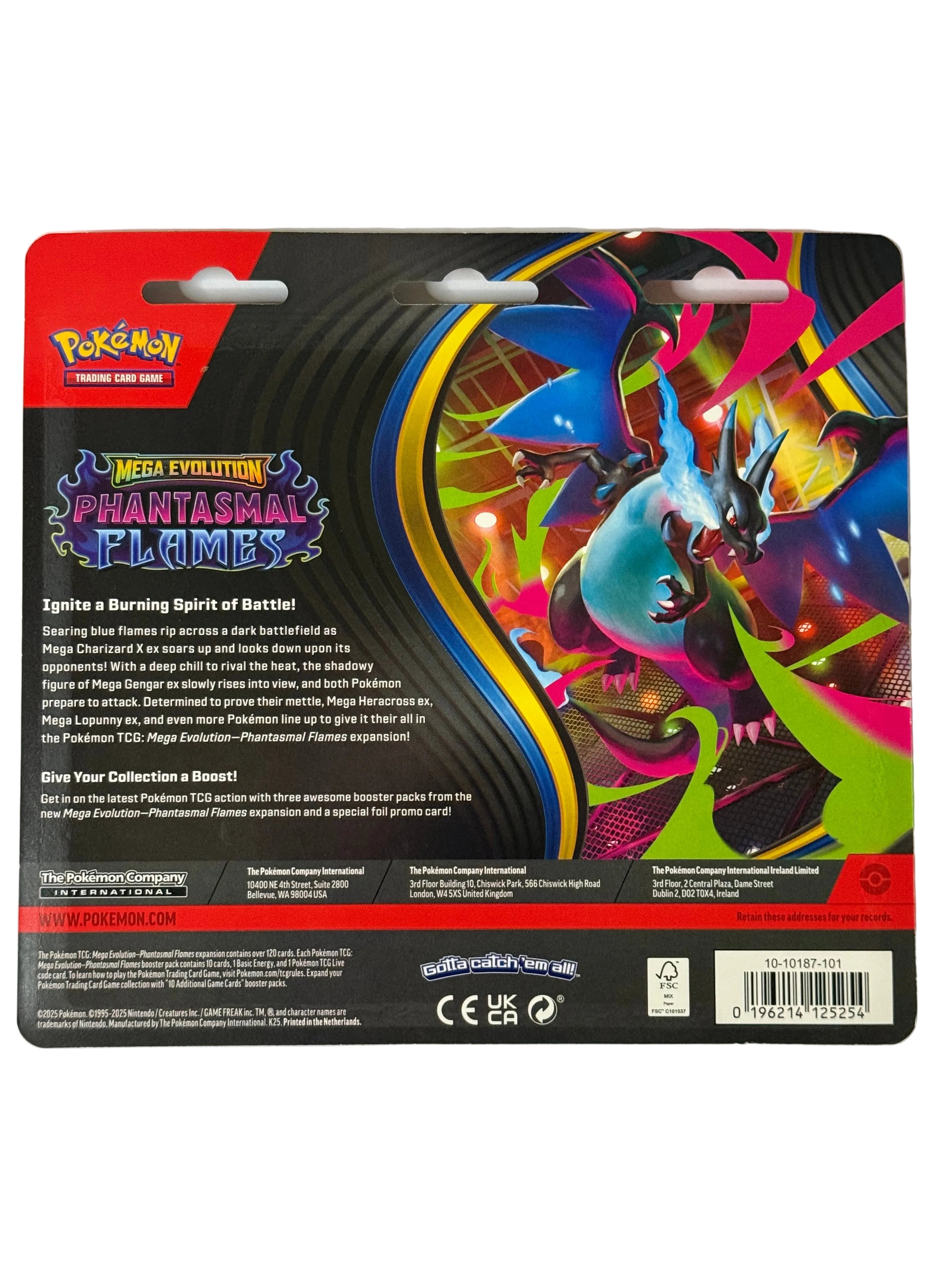 Mega Phantasmal Flames Three Pack Booster Blister (EN)