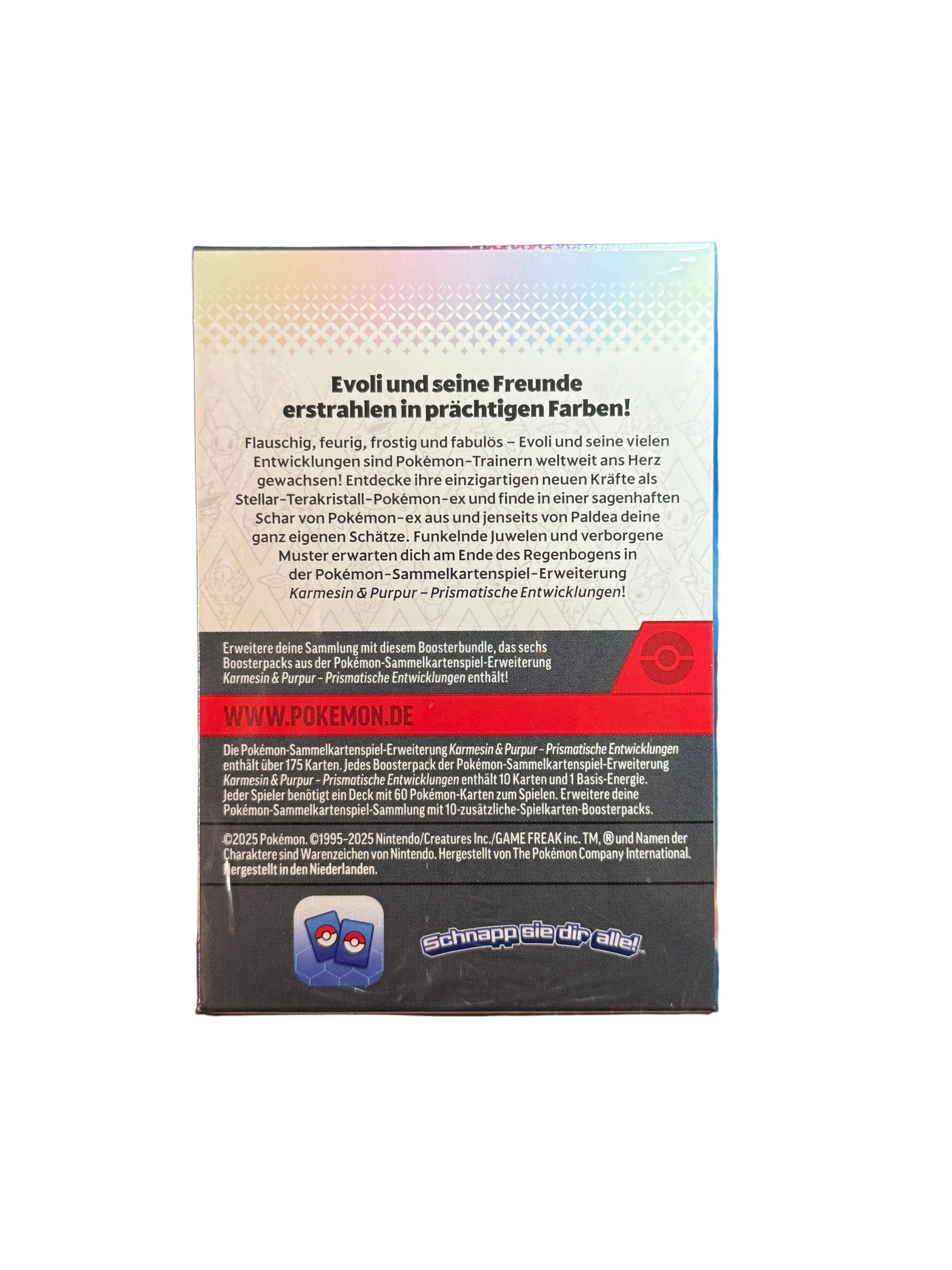 Pokémon Prismatic Evolutions Booster Bundle (DE)