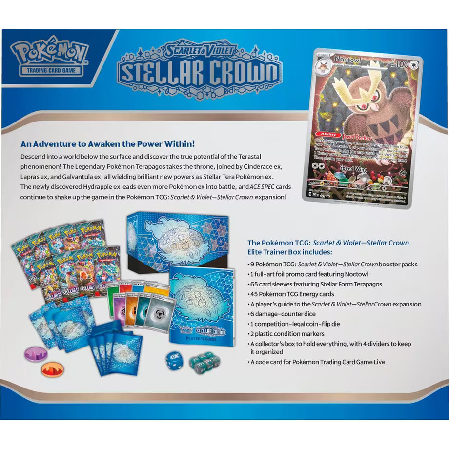 Pokémon Scarlet & Violet Stellar Crown Elite Trainer Box (EN)